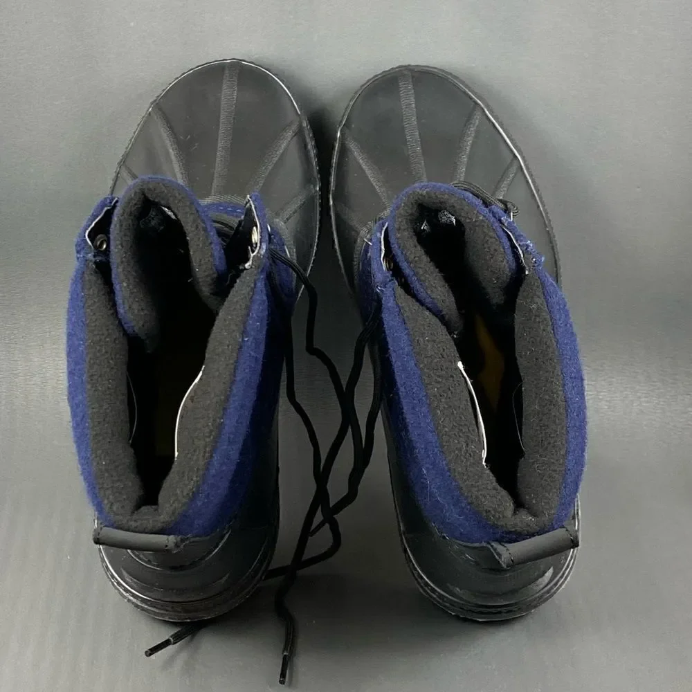 SPERRY Ice Bay Wool Navy Boots mens size 8.5 (new without Box)